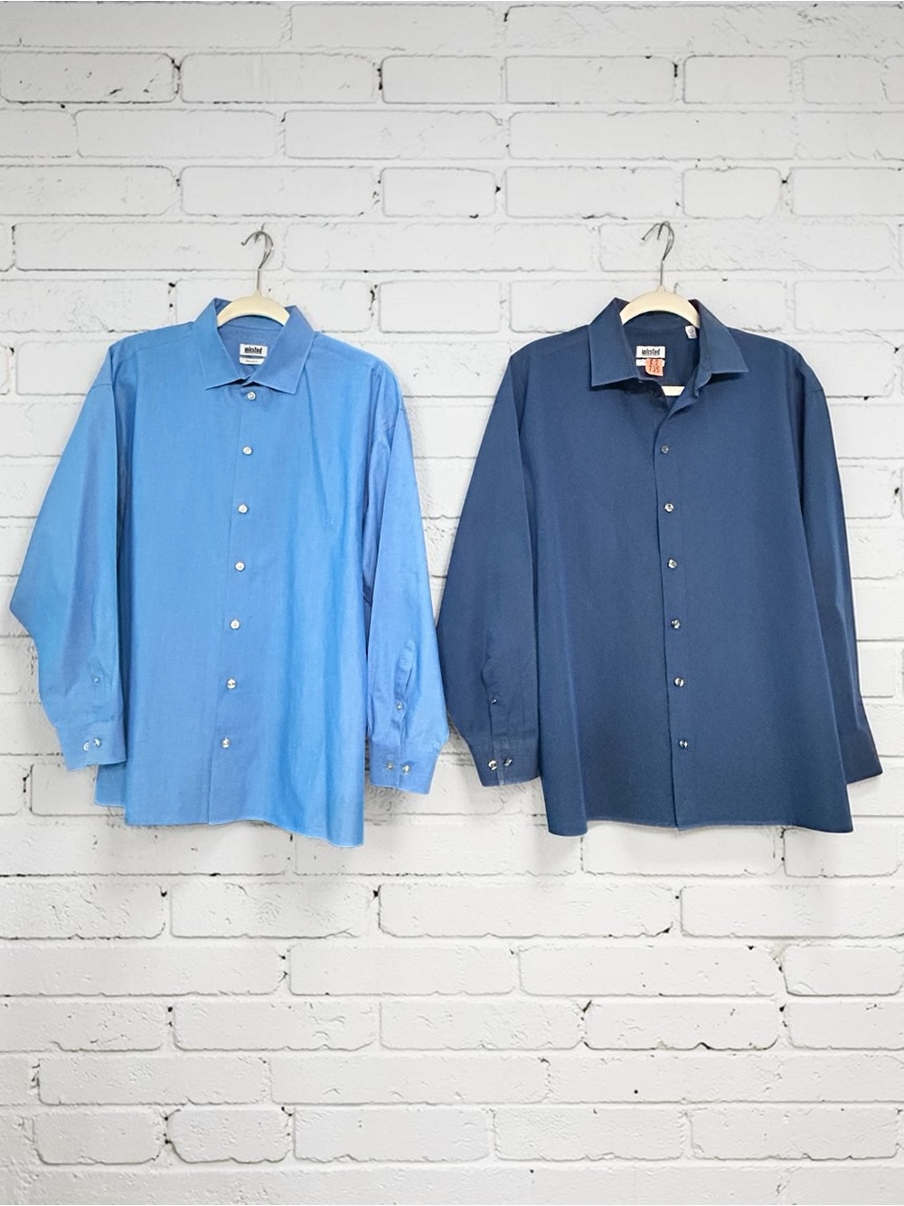 Unlisted Kenneth Cole Dress Shirts Bundle Blue XL 17-17.5 neck